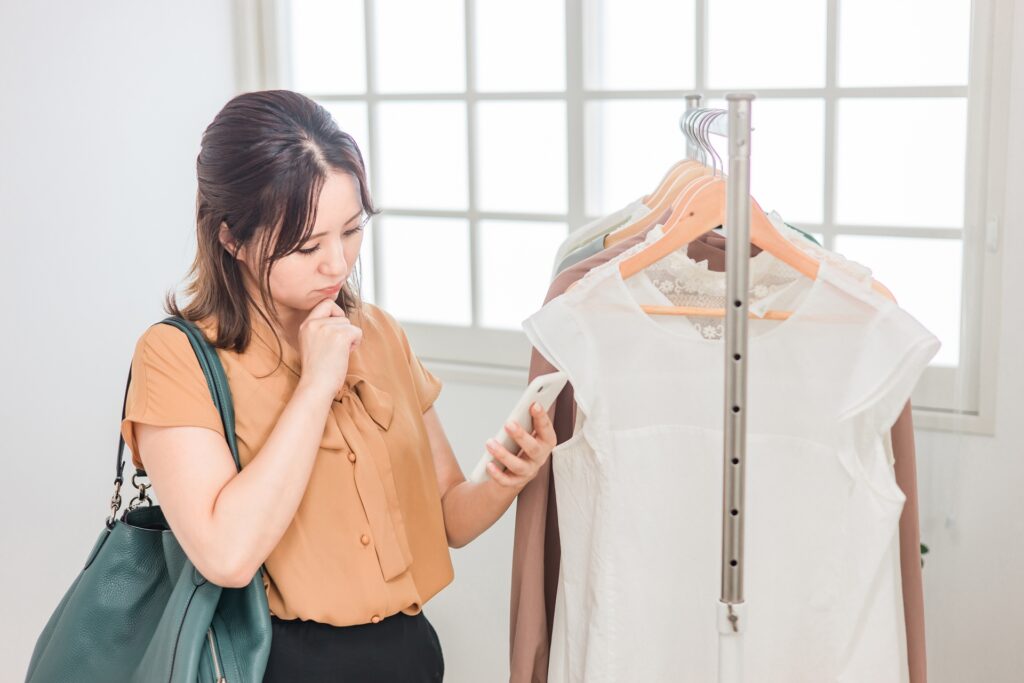 服の悩み