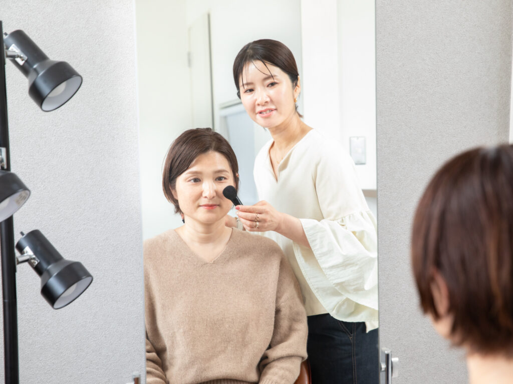 海老名市でのメイクレッスン